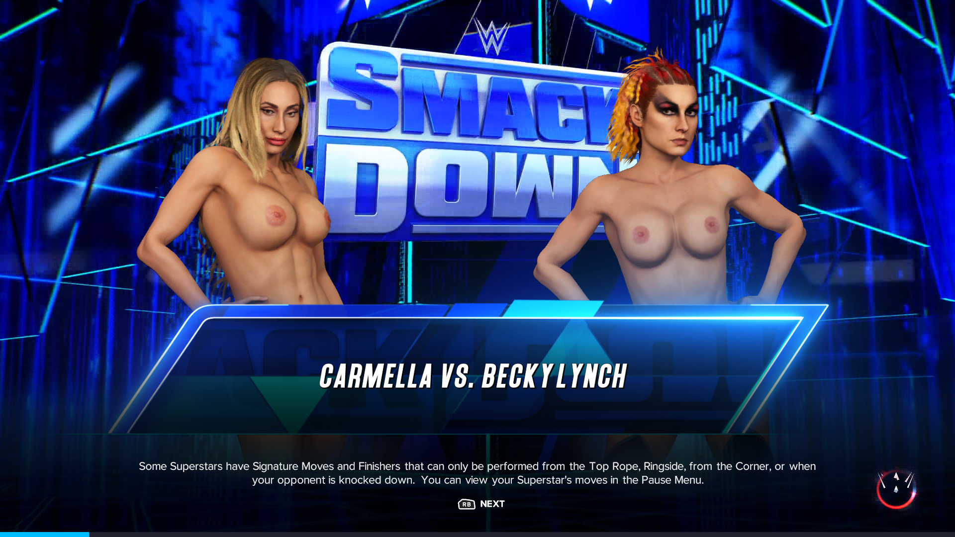 WWE 2K23. Nude Divas 0.4 ( 11 Divas )