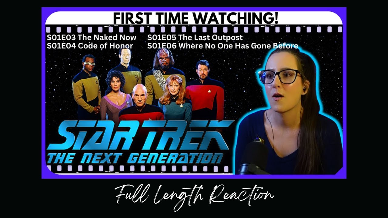 🖖Star Trek TNG S01E03 06 Full Length Reaction by jenmurray from  