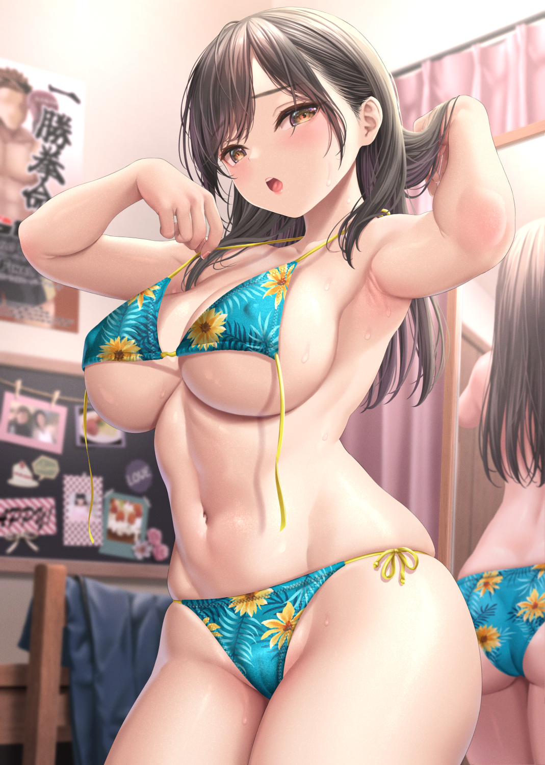 シースルー水着　エロ 