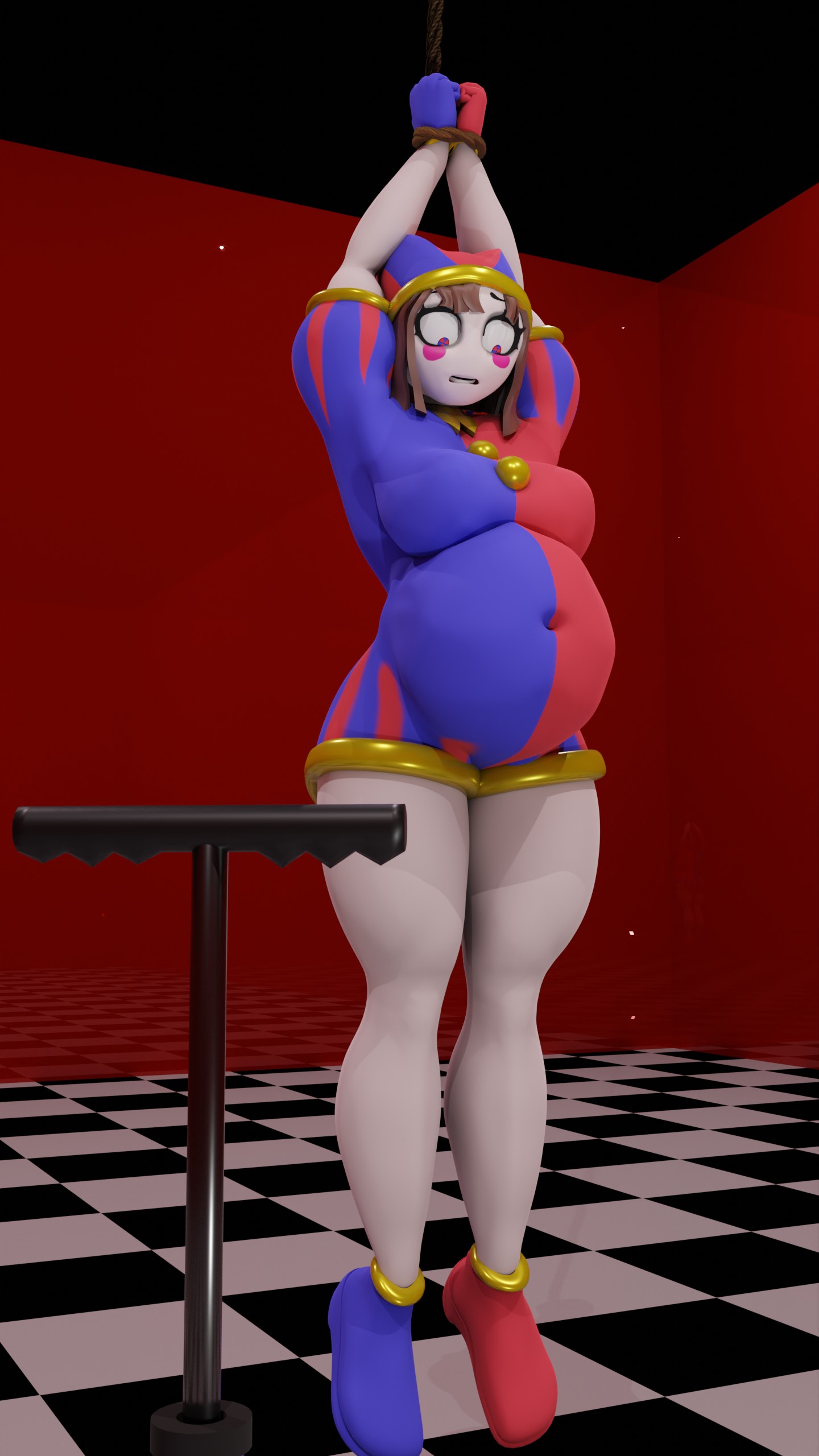 Pomni Belly Inflation (1080p)