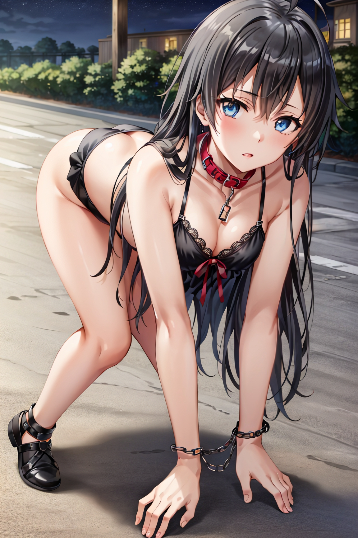 野外露出　雪乃  from Pixiv Fanbox |  Kemono